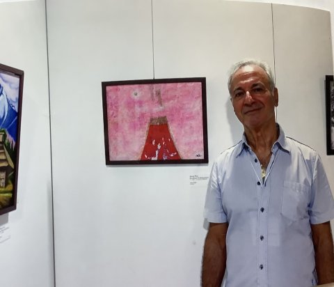 マルタへの先の出展作とマルタ島の作家